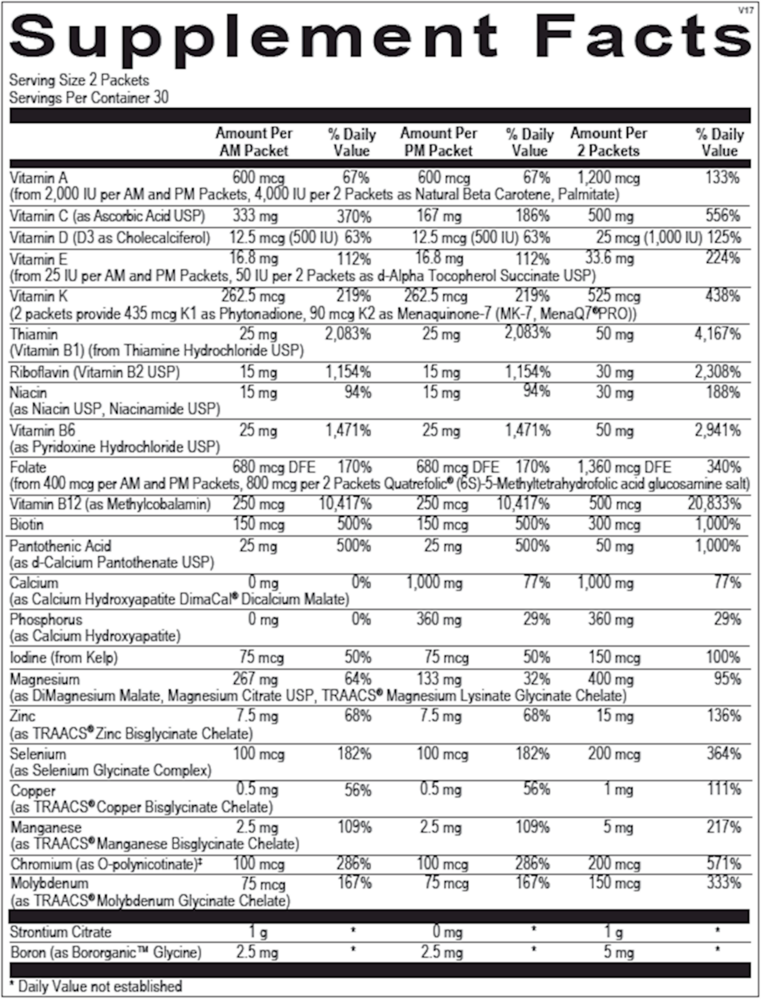 Ortho Molecular Products Pro Bono 60 pak