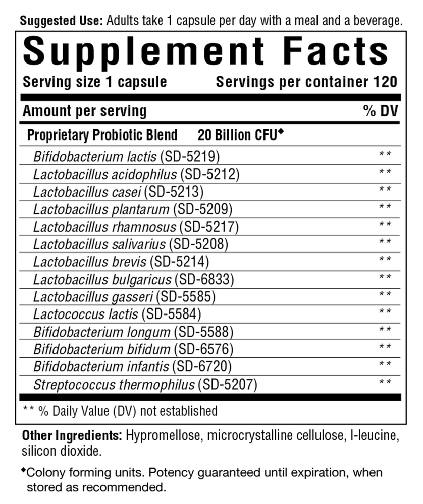 Innate Response Flora 20-14™ Ultra Strength 120 capsules
