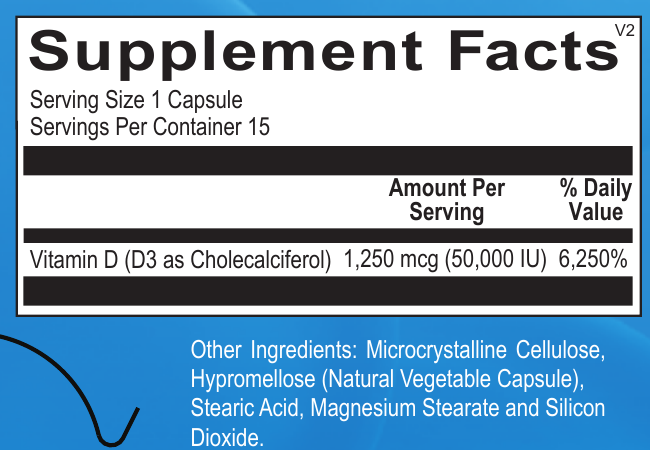 Ortho Molecular Product Vitamin D3 50,000 IU 150 packets