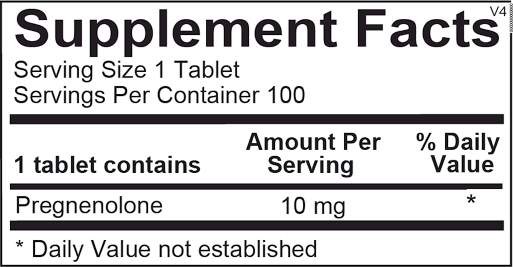 Ortho Molecular Products Pregnenolone 100