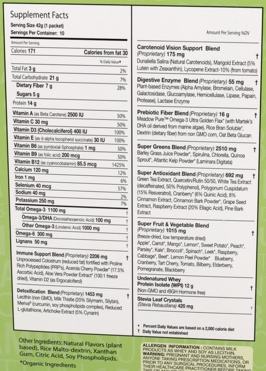BioPharma Scientific NanoMeal (all-in-one) 10 Packets