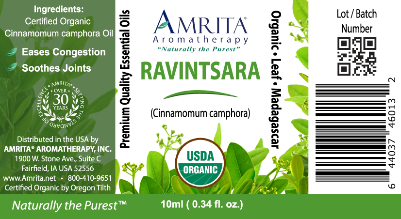 Amrita Aromatherapy Ravintsara (Organic) 0.34oz