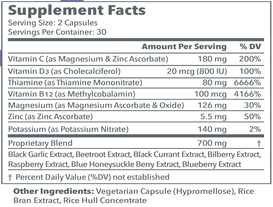 Calroy Health Sciences Vascanox HP 60 capsules
