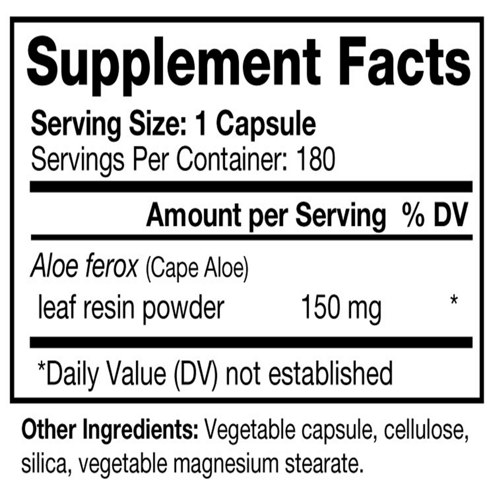 Bio-Design Aloe Lax 150 180 capsules