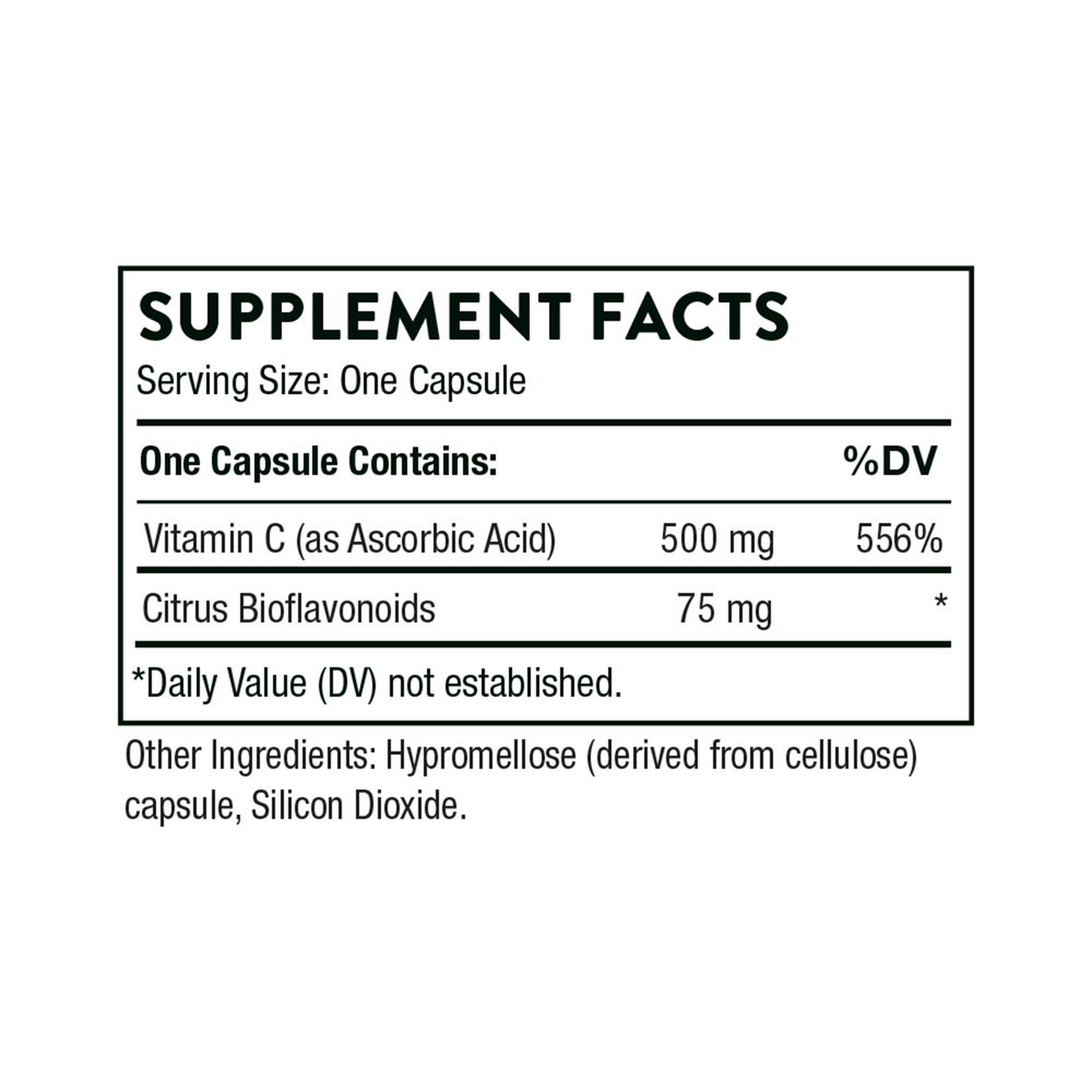 Thorne Vitamin C 500 mg 90 capsules
