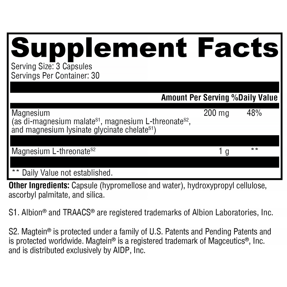 XYMOGEN OptiMag Neuro (Magnesium) 90 capsules