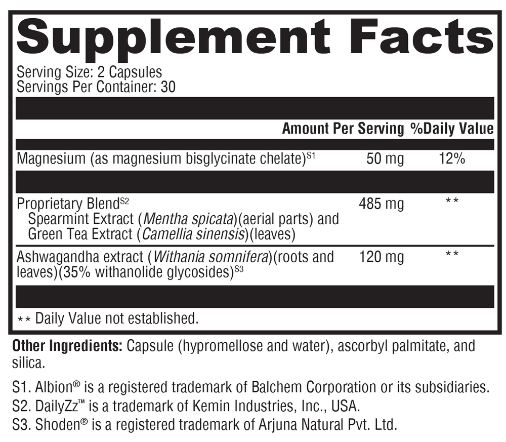 XYMOGEN Sleep & Perform 60 capsules