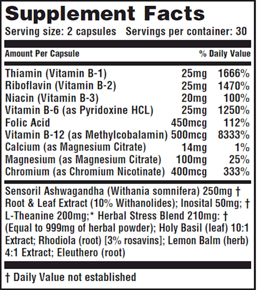 American Nutriceuticals Stress Ease 60 capsules