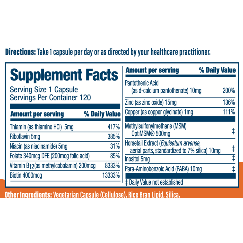 Bariatric Fusion Hair, Skin & Nails Rejuvenator 120 capsules