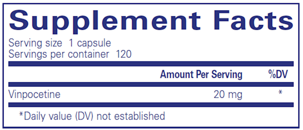 Pure Encapsulations Vinpocetine 20mg