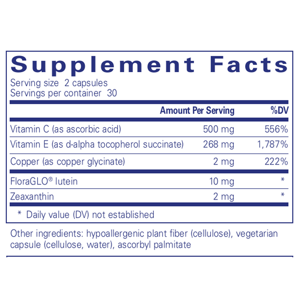 Pure Encapsulations Eye Protect Basics w/o zinc* 60 capsules
