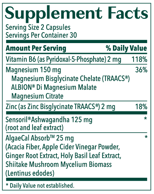 AlgaeCal Magnesium Relax 60 capsules