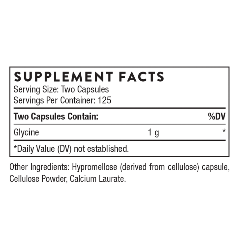Thorne Glycine 250 capsules