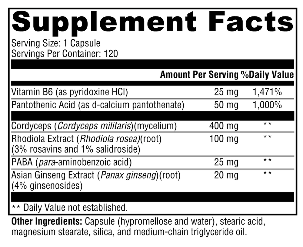 XYMOGEN Adrenal Essence 120 capsules