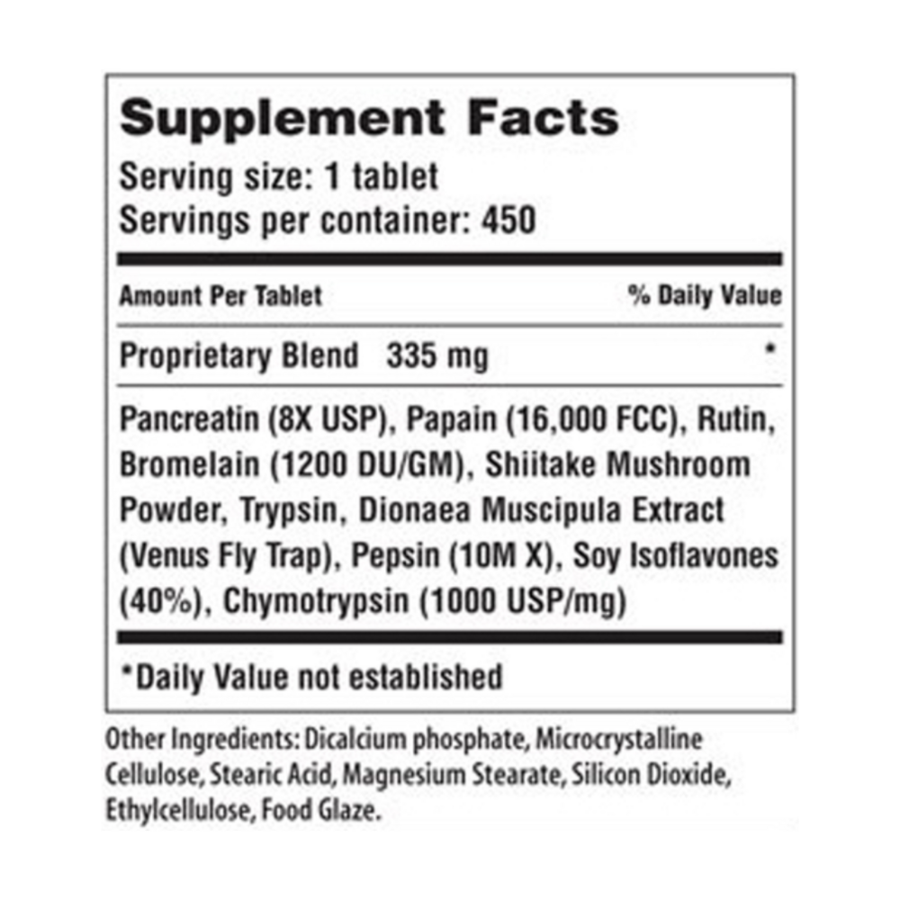 American Nutriceuticals Nutrizyme 120 tablets