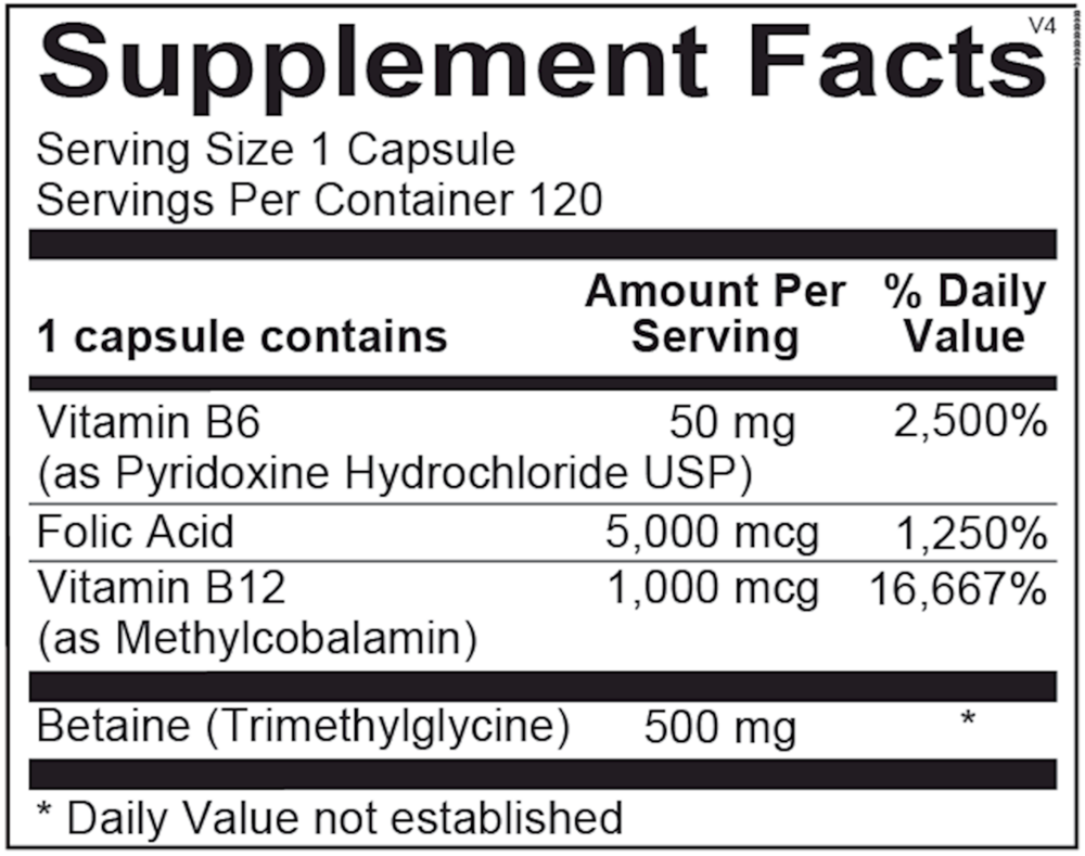 Ortho Molecular Products Cardio B — 120 Capsules
