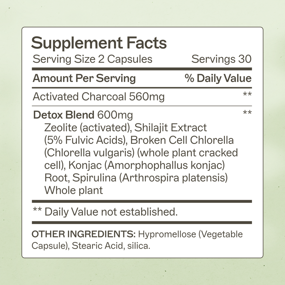 Amy Myers MD Charcoal Binder Complete 60 capsules