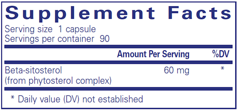 Pure Encapsulations Beta-Sitosterol 90 capsules