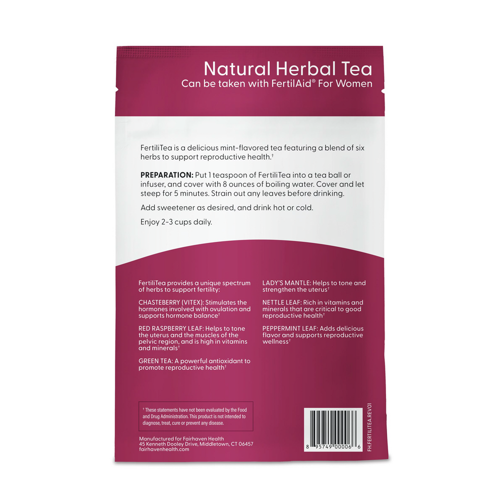 Fairhaven Health FertiliTea® - Fertility Loose Leaf Tea for Women 85g