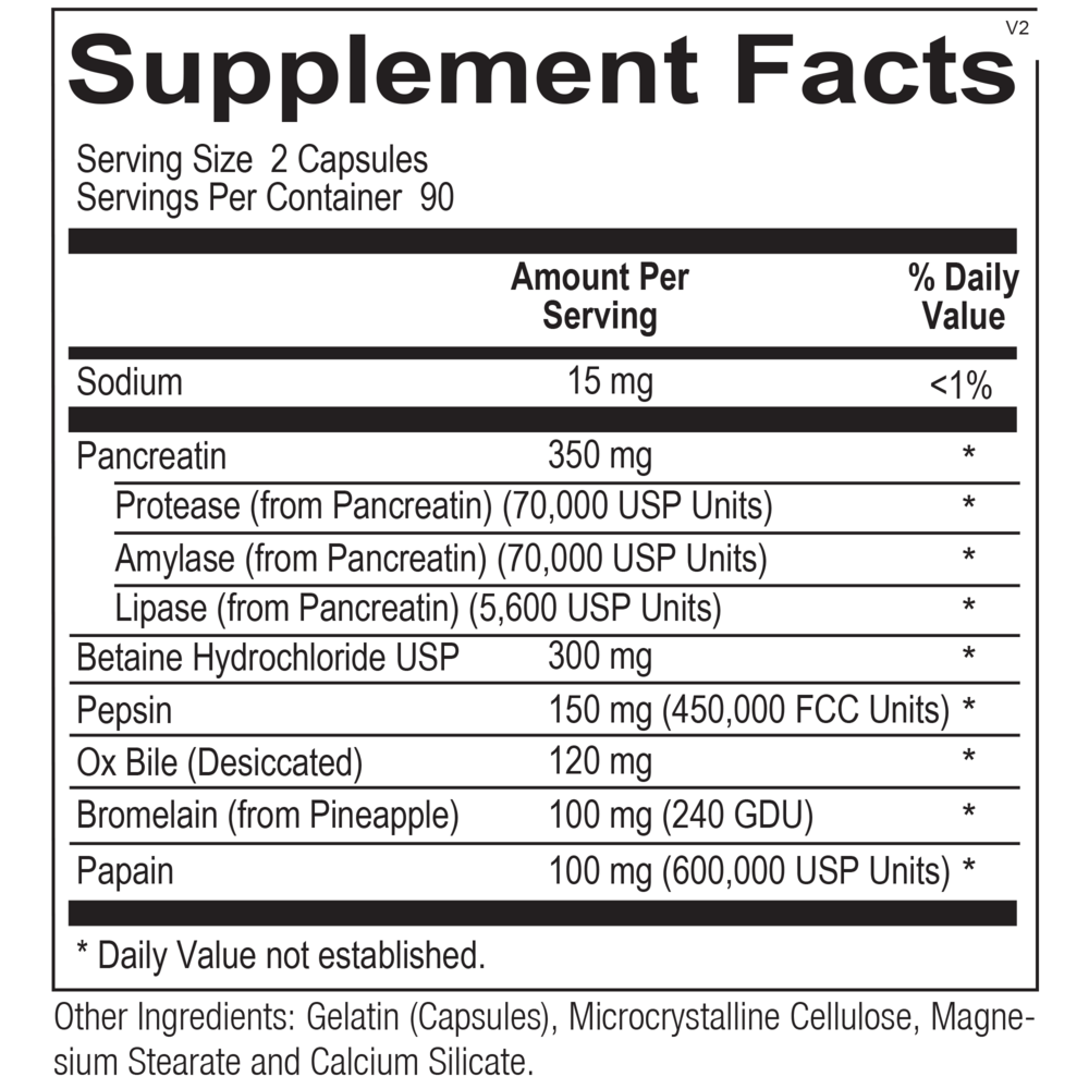 Ortho Molecular Products Ortho Digestzyme 180