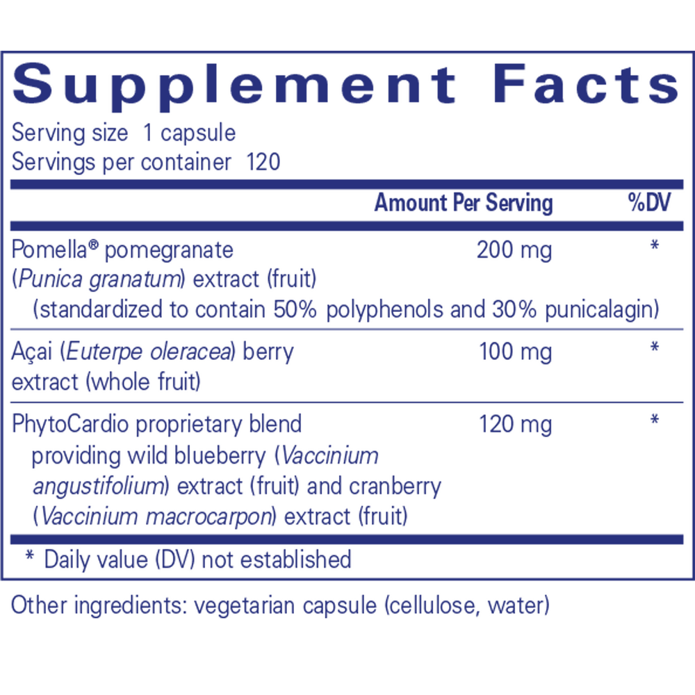 Pure Encapsulations Pomegranate Plus 120 capsules
