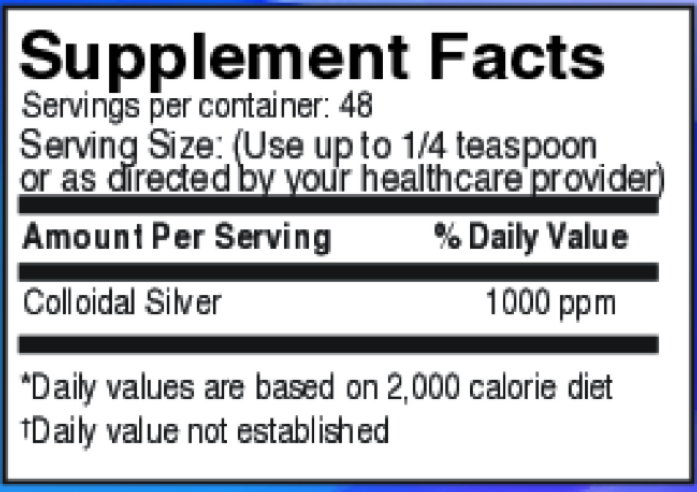 Dr's Advantage Liquid Colloidal Silver 1,000ppm 59.14ml