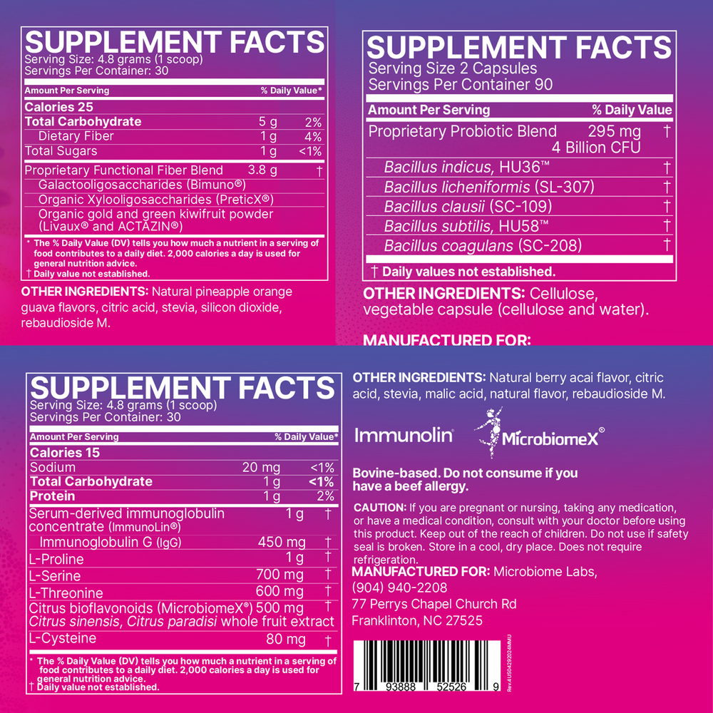 Microbiome Labs Total Gut Restoration - Kit 2 1 kit