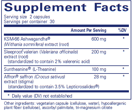 Pure Encapsulations Pure Sleep Capsules 60 capsules