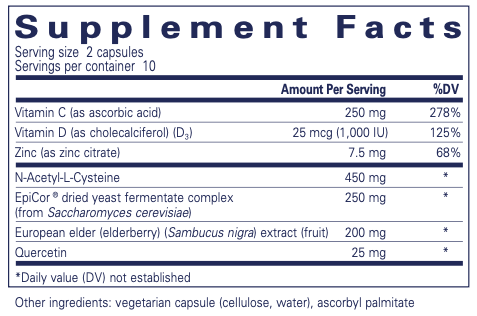 Pure Encapsulations PureDefense w/Nac 20 capsules