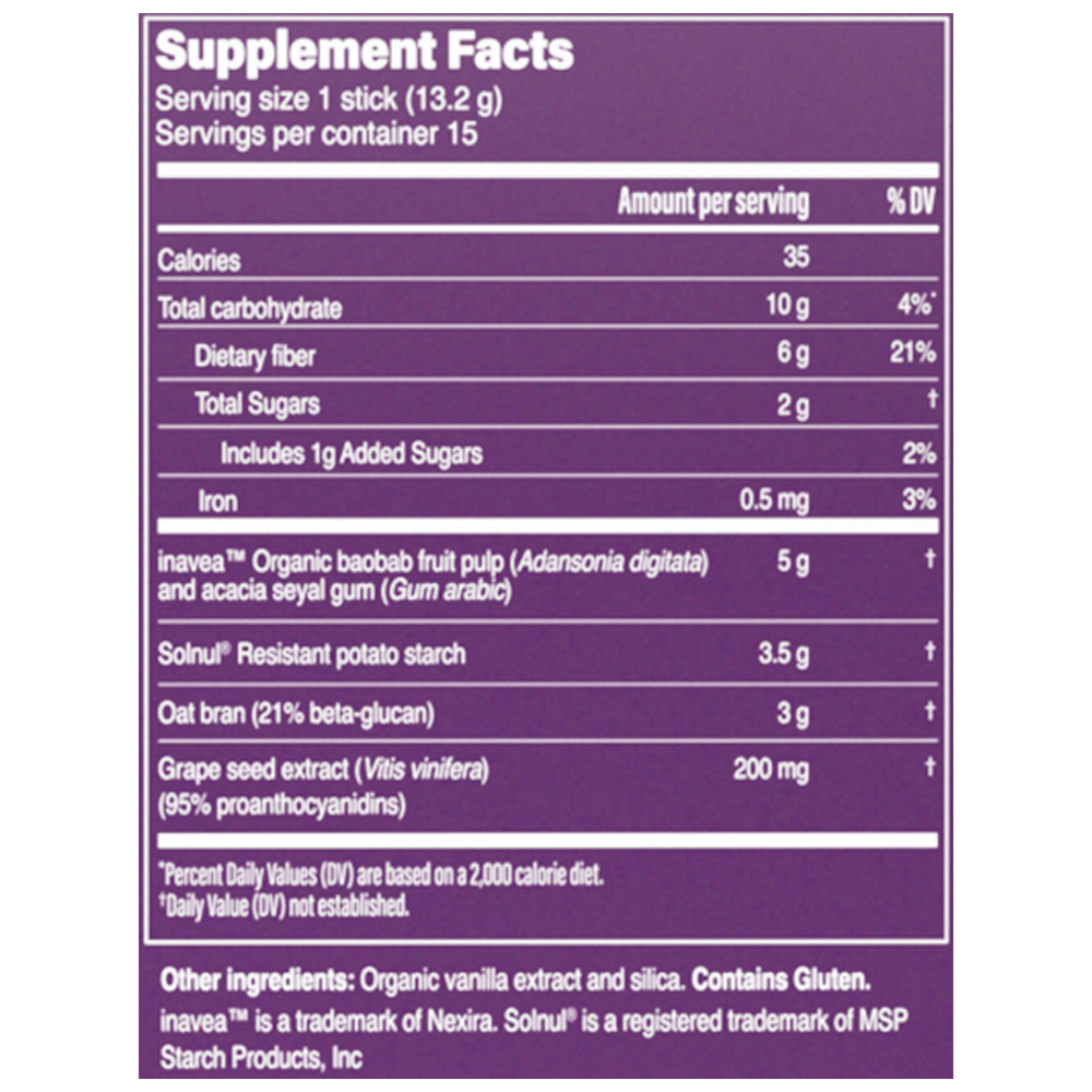 Pendulum Gut Fuel (Daily Prebiotic Fiber + Polyphenols) 15 packets