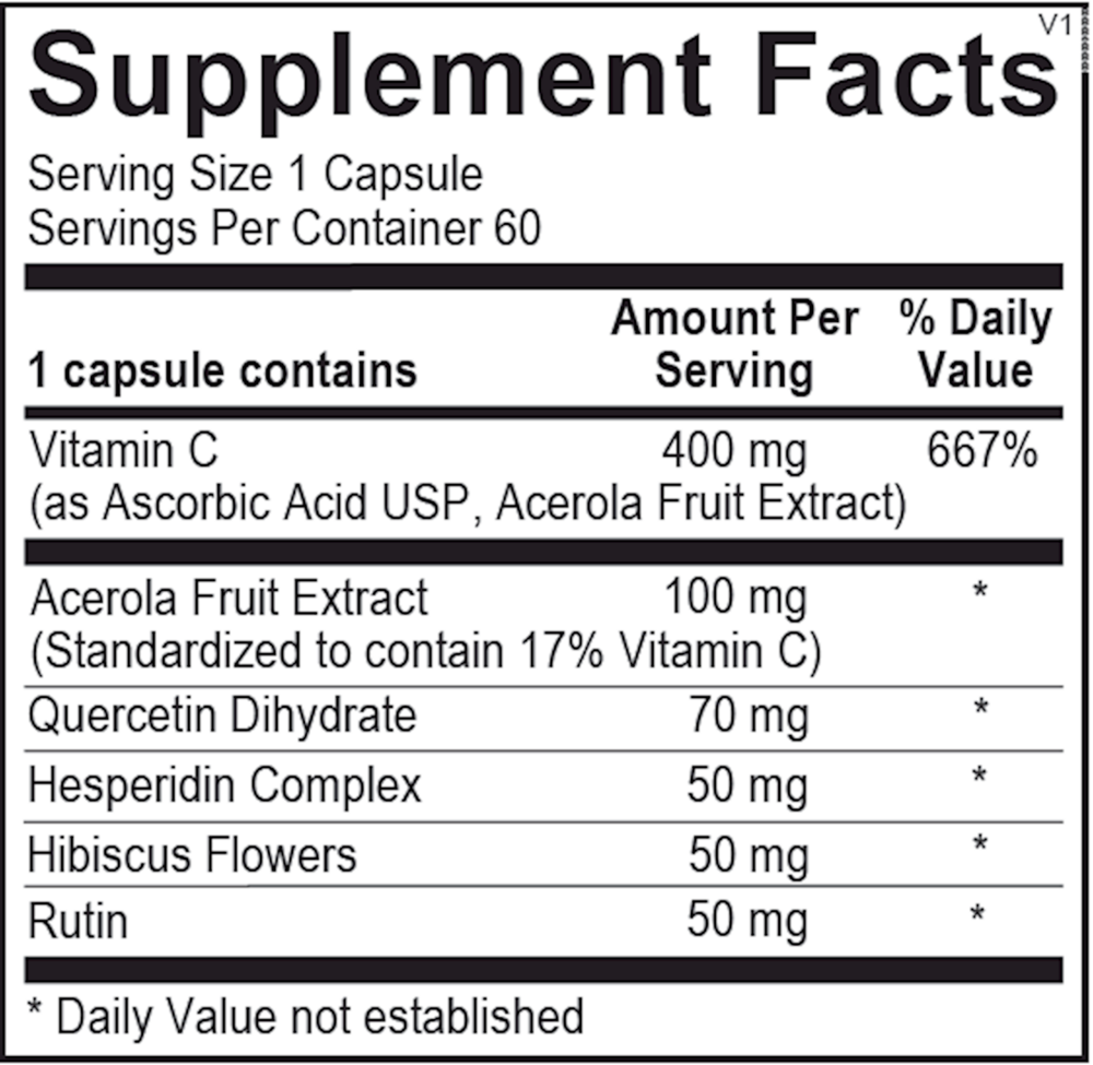 Ortho Molecular Product C-Flav 60 capsules