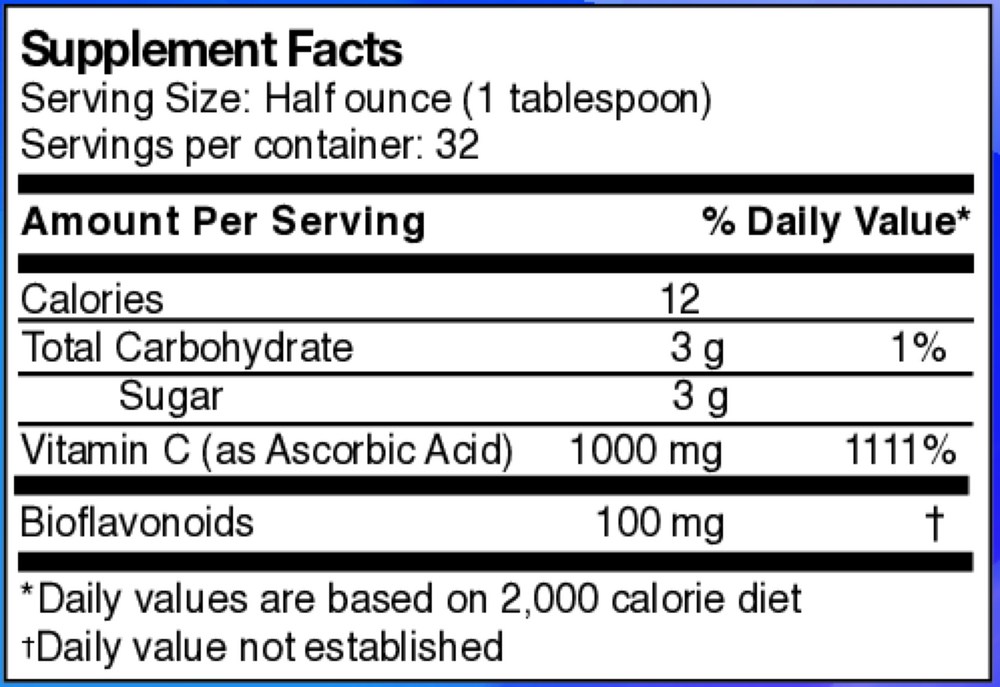 Dr's Advantage Liquid Vitamin C + Bioflavonoids 473ml