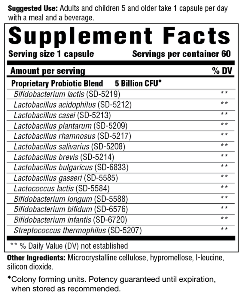 Innate Response Flora 5-14™ Complete Care 60 capsules