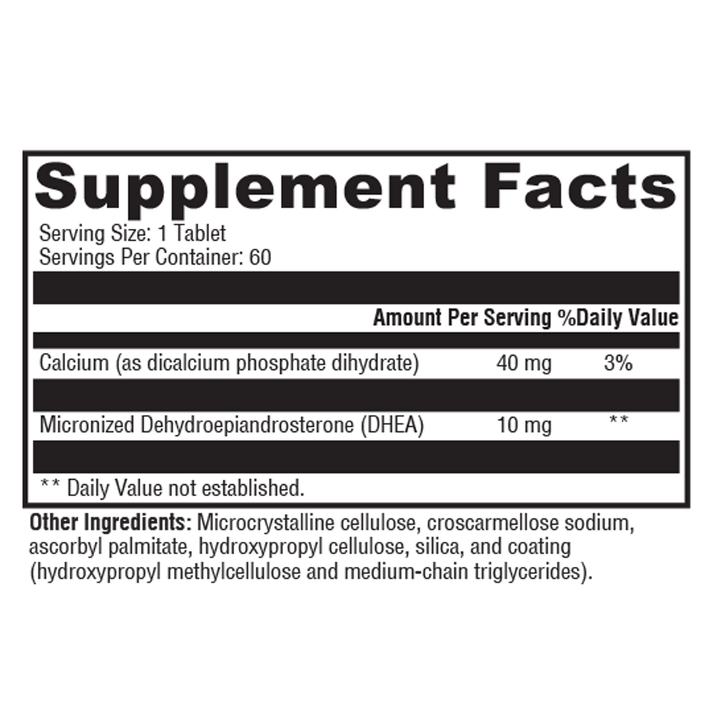 XYMOGEN DHEA Micronized 10mg 60 tablets