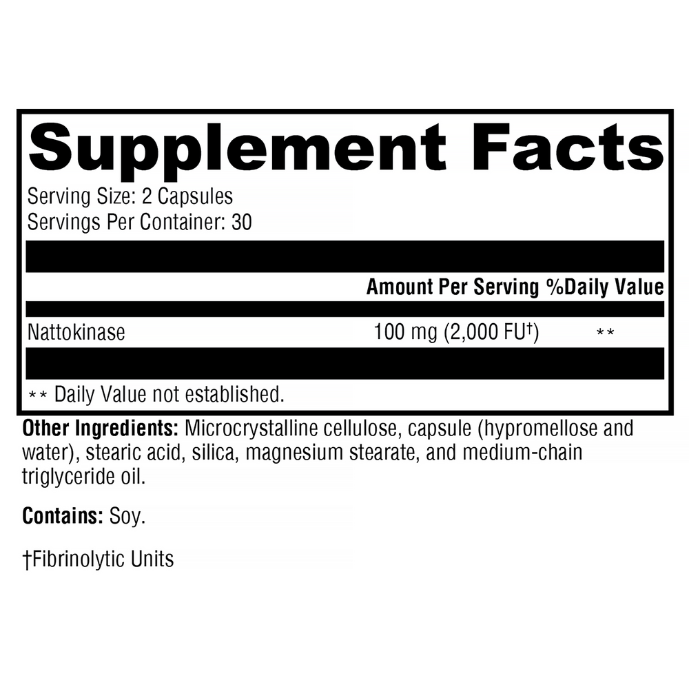 XYMOGEN Nattokinase 60 capsules