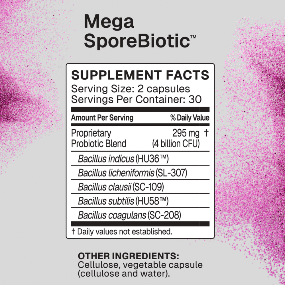 Microbiome Labs Mega SporeBiotic™ 60 capsules
