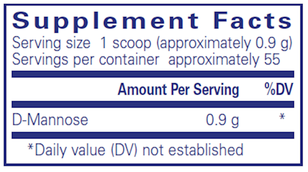 Pure Encapsulations D-Mannose 50g
