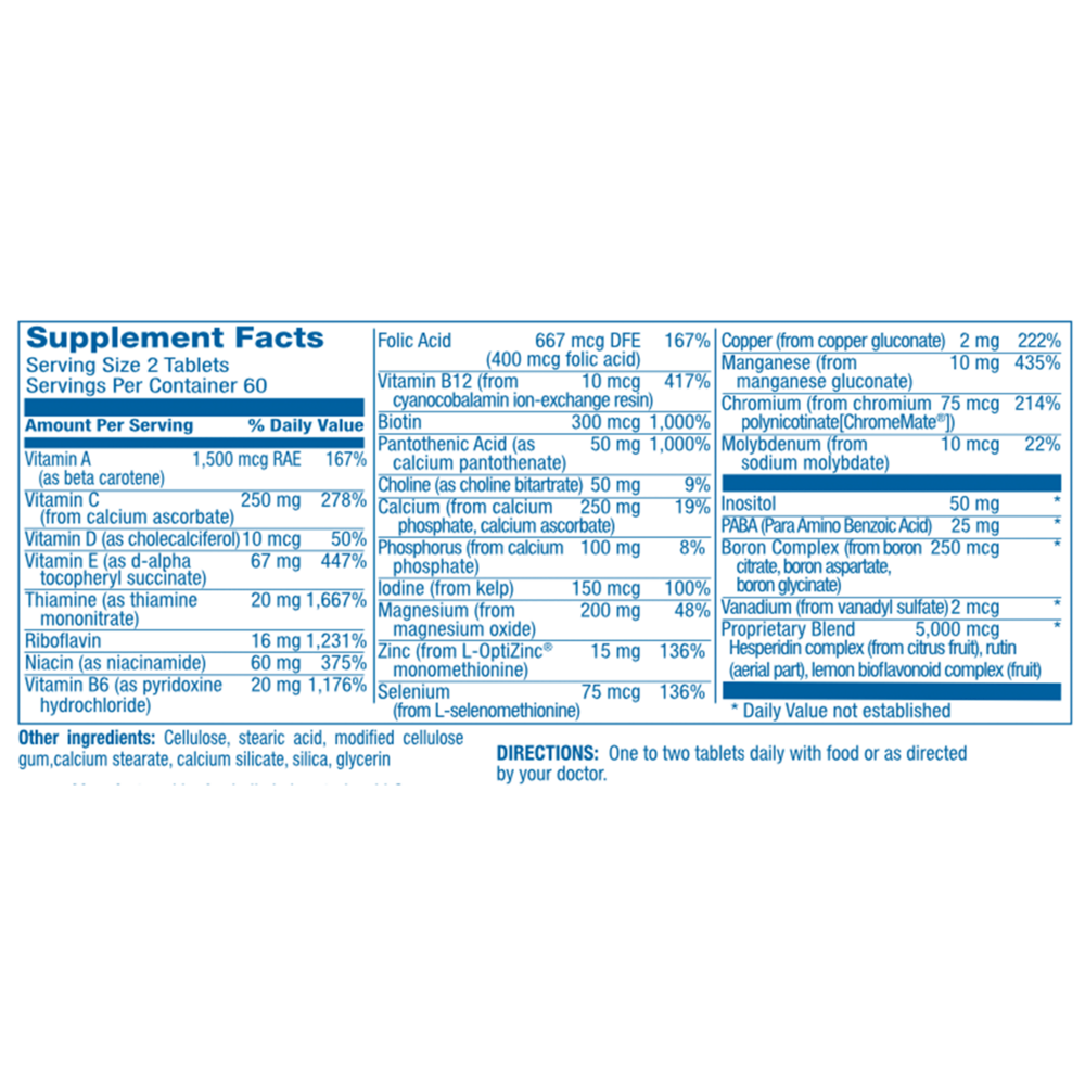 Anabolic Laboratories AVED Multi (Iron-Free) 120 tablets