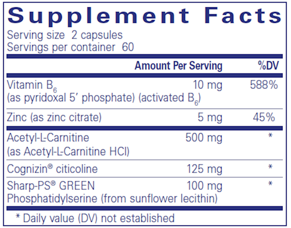 Pure Encapsulations CogniPhos 120 capsules