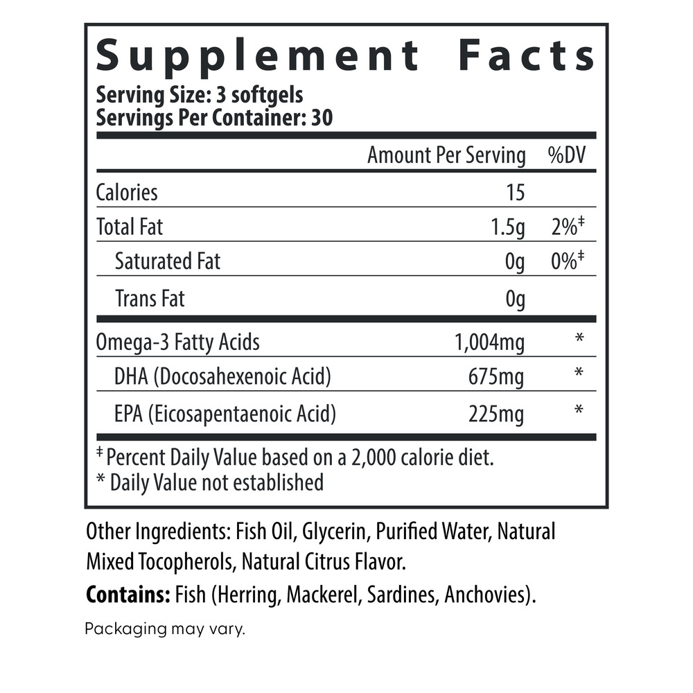 Fairhaven Health Prenatal DHA + EPA 90 Softgels