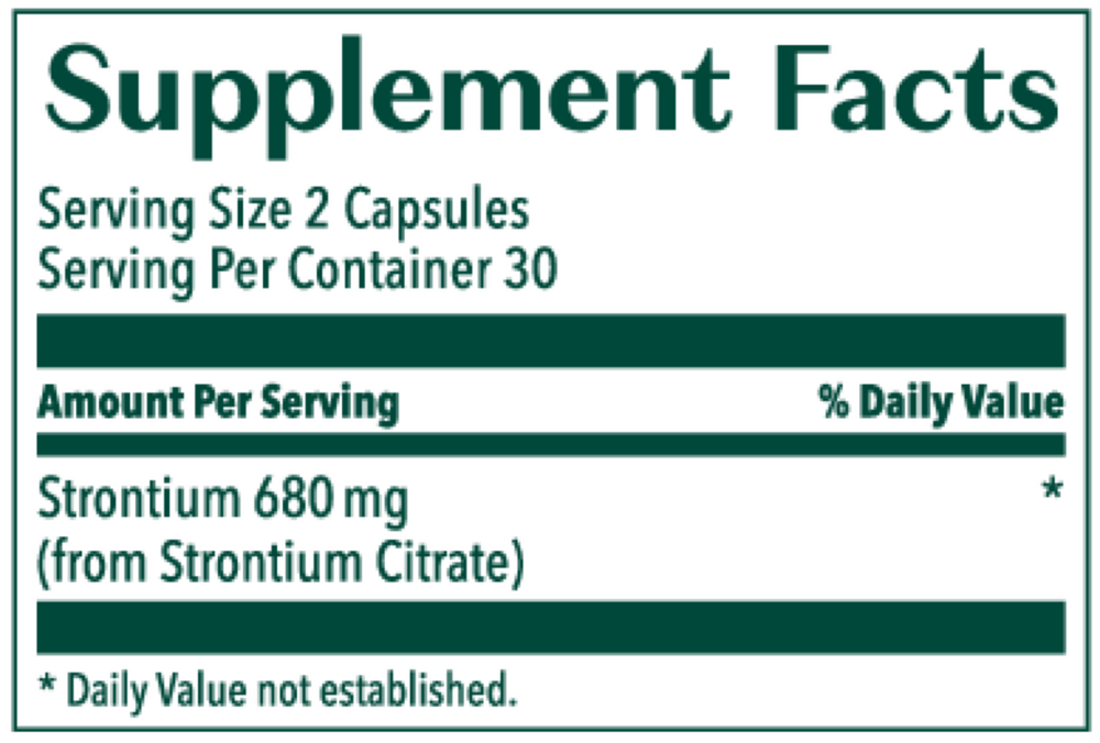AlgaeCal Strontium Boost 60 capsules