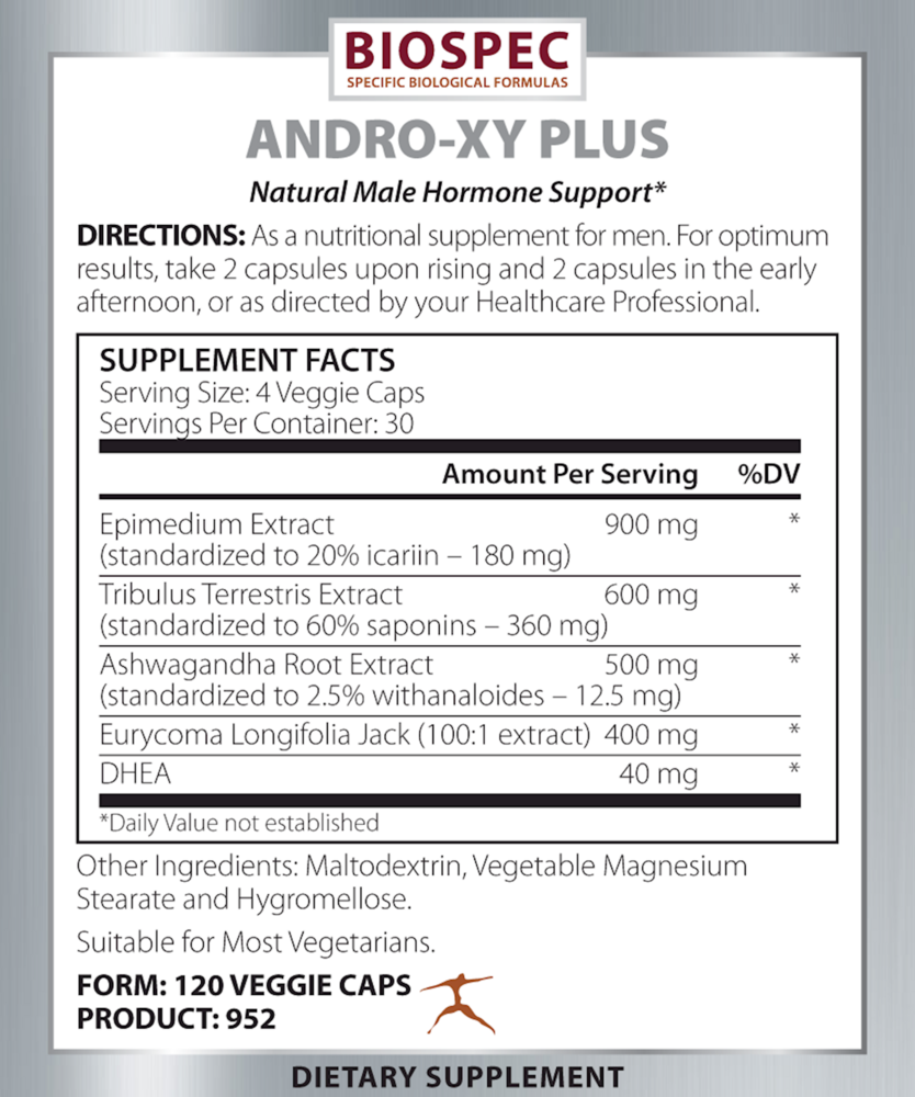 Biospec Nutritionals Andro-XY Plus 120 capsules