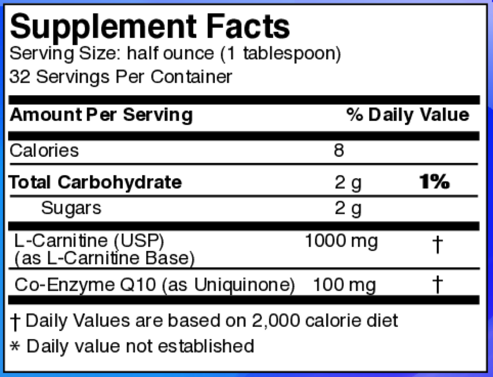 Dr's Advantage Liquid L-Carnitine CoQ10 473ml