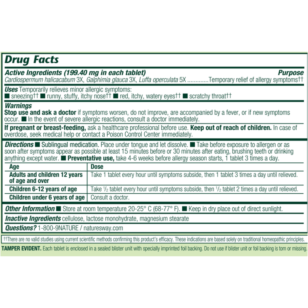 Boericke & Tafel Allergiemittel AllerAide 40 tablets