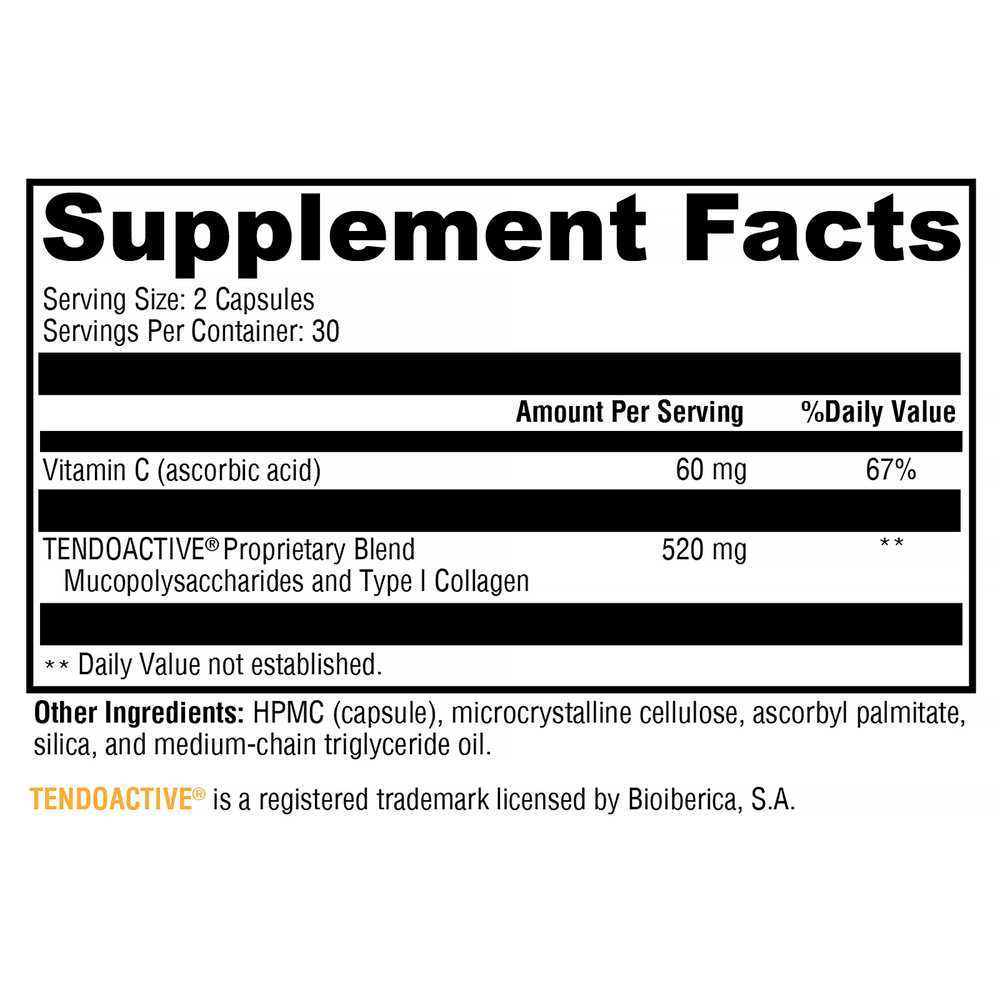 XYMOGEN SynovX Tendon & Ligament 60 capsules
