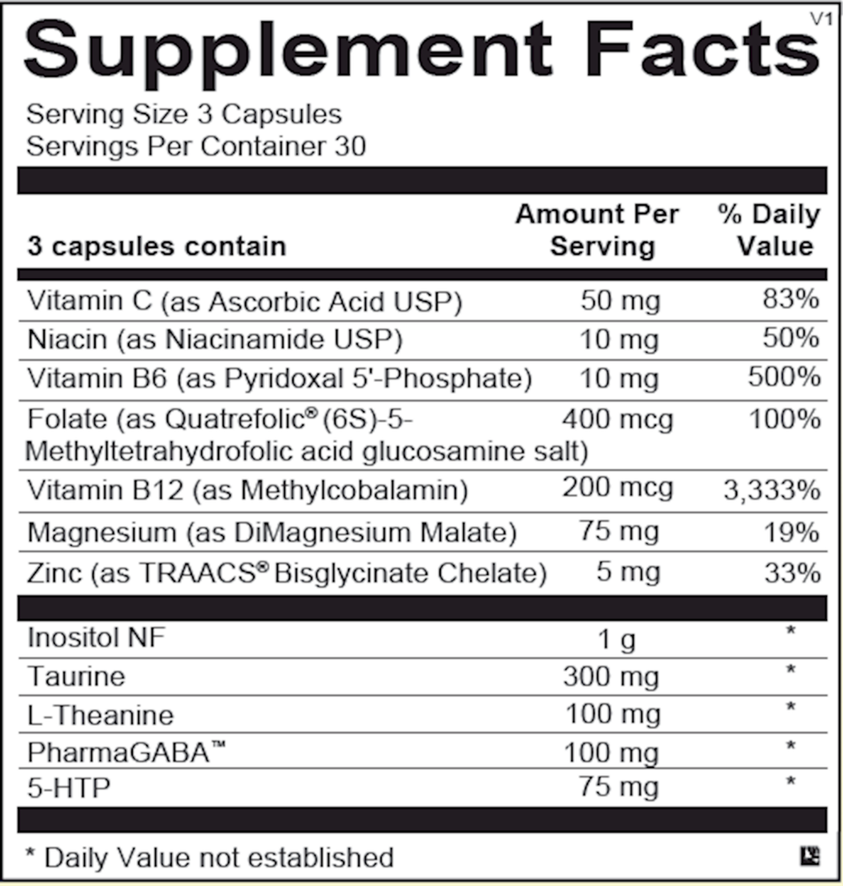 Ortho Molecular Products Cerenity — 90 Capsules