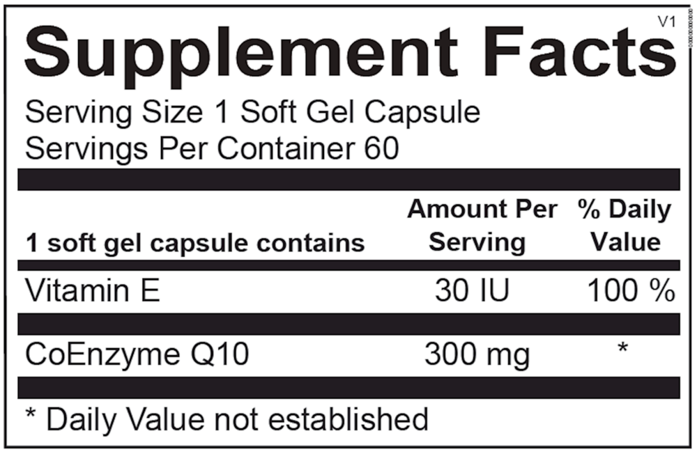 Ortho Molecular Product CoQ-10 60 capsules