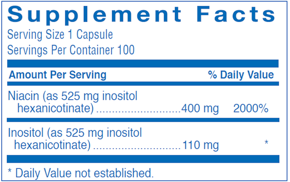 Anabolic Laboratories Niacin Hex (No Flush) 100 capsules