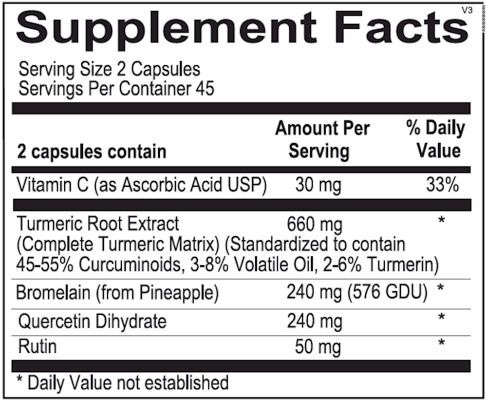 Ortho Molecular Product Traumeric 90 capsules