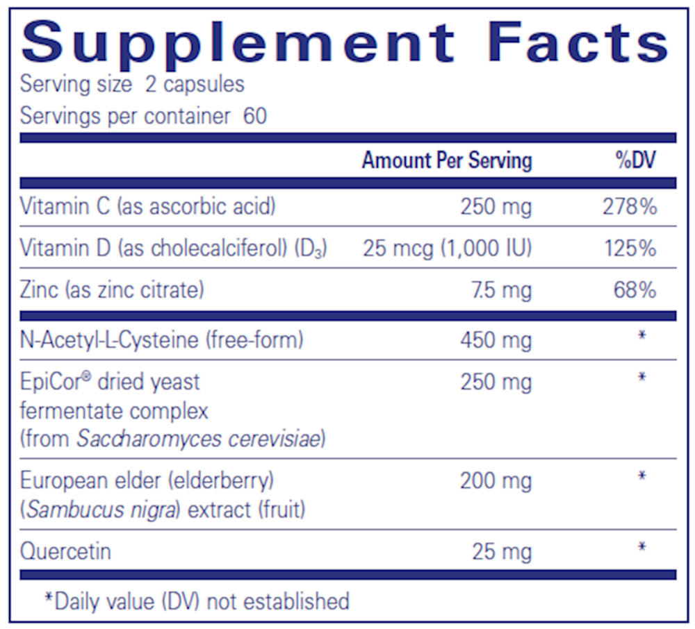 Pure Encapsulations PureDefense w/Nac 120 capsules